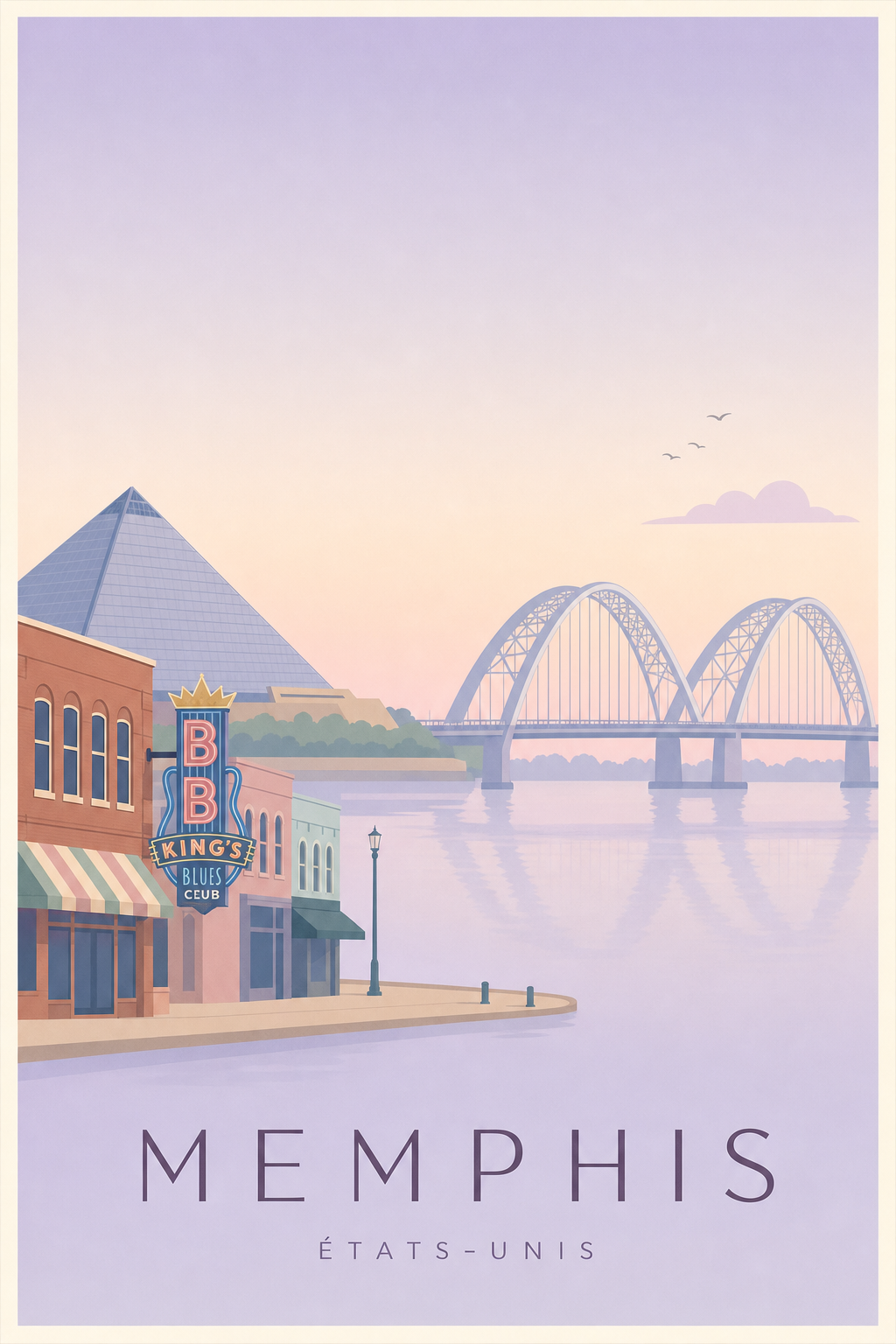 Affiche de Memphis - Poster Calme