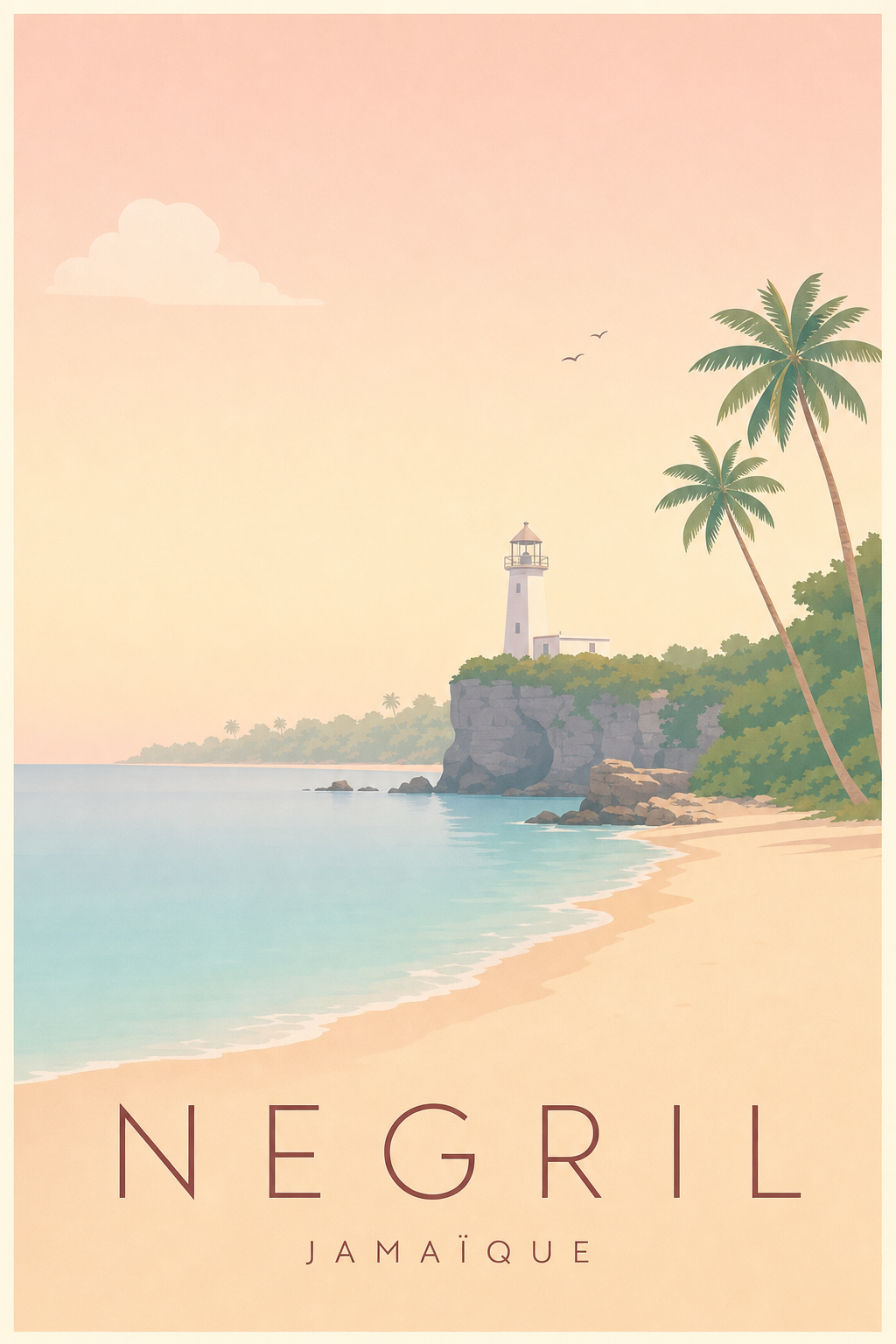 Affiche de Negril - Poster Calme
