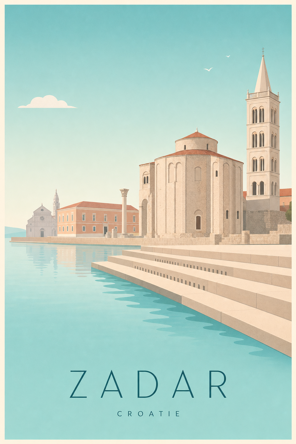 Affiche de Zadar - Poster Calme