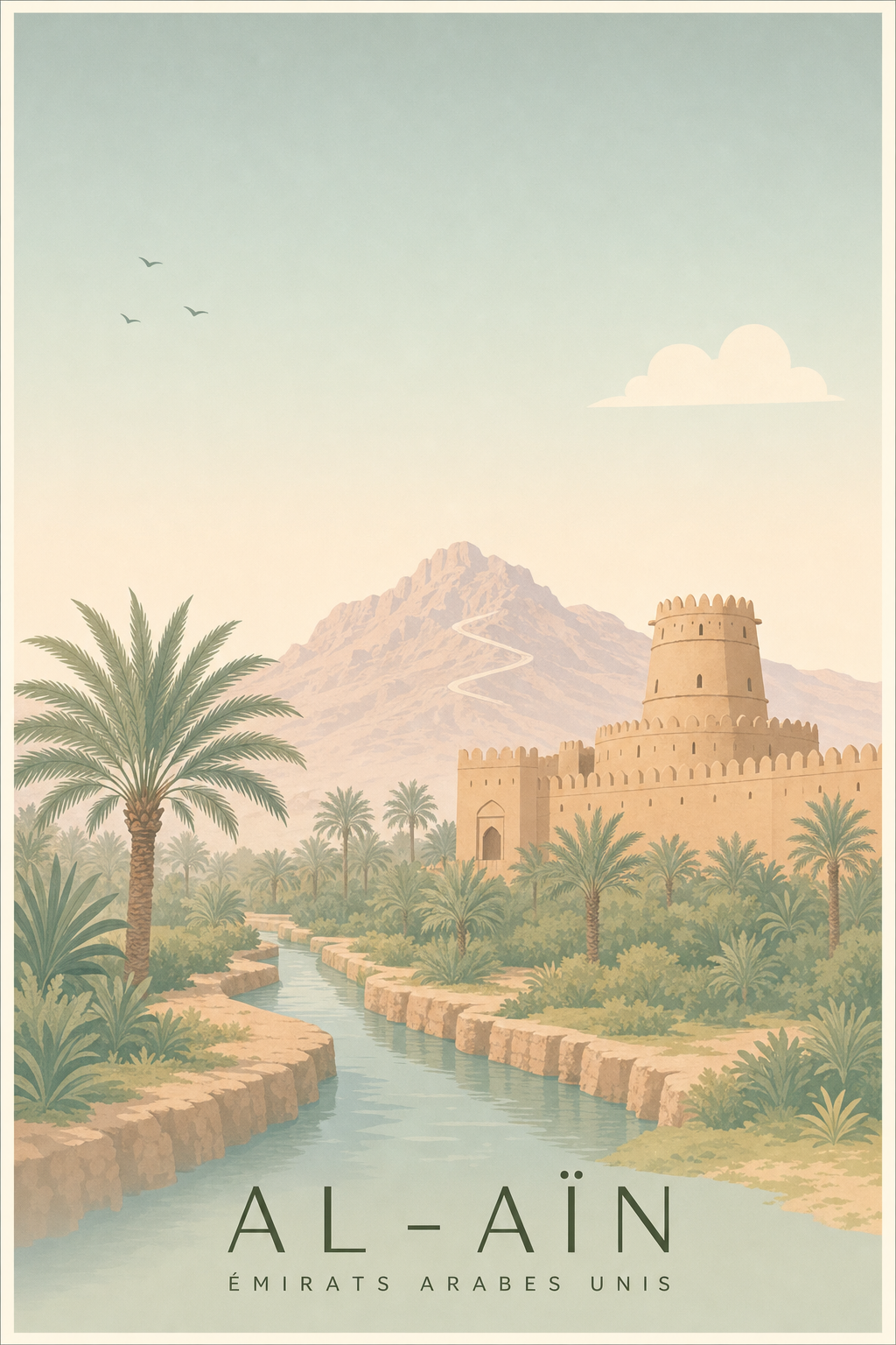 Affiche d'Al-Aïn - Poster Calme