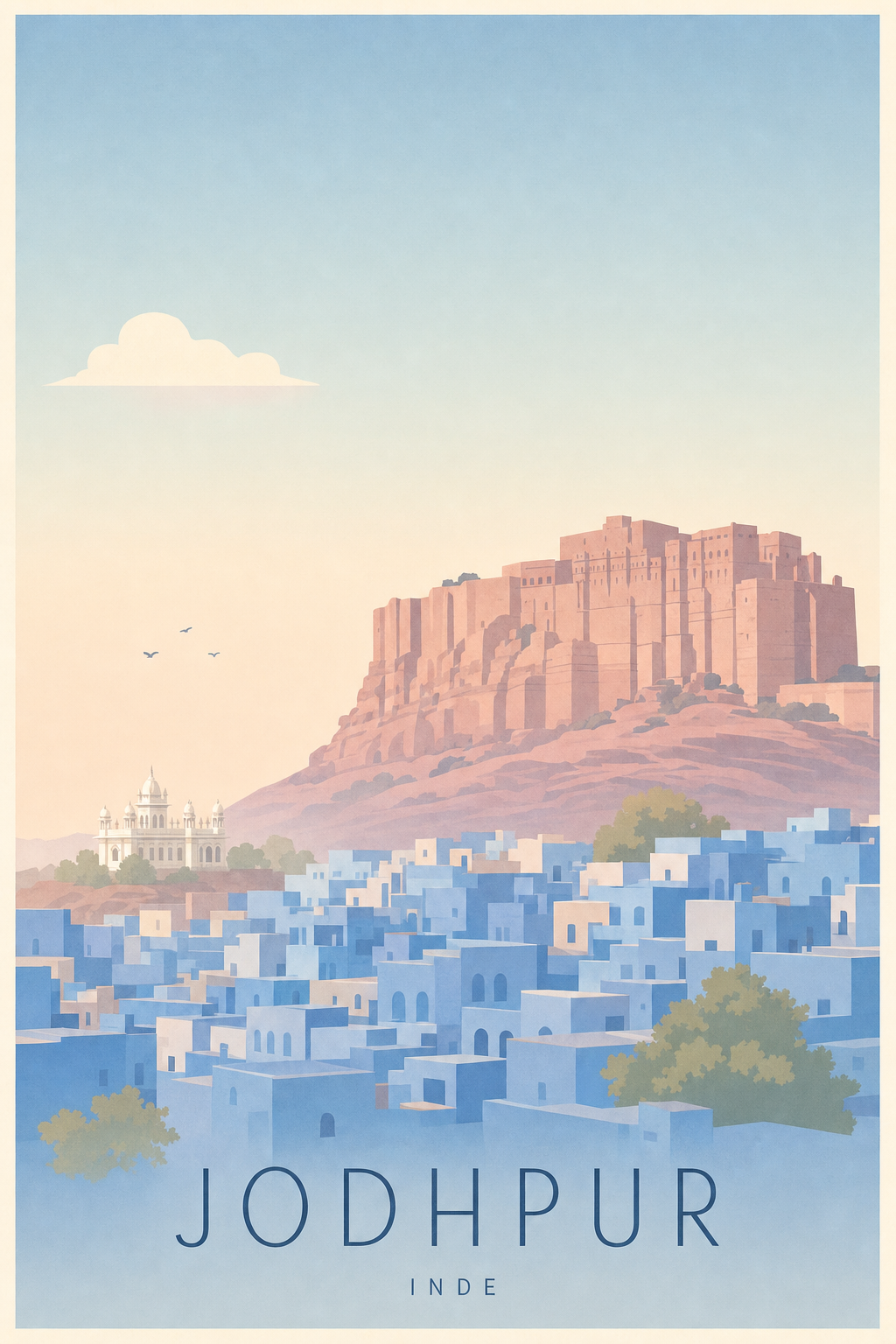 Affiche de Jodhpur - Poster Calme