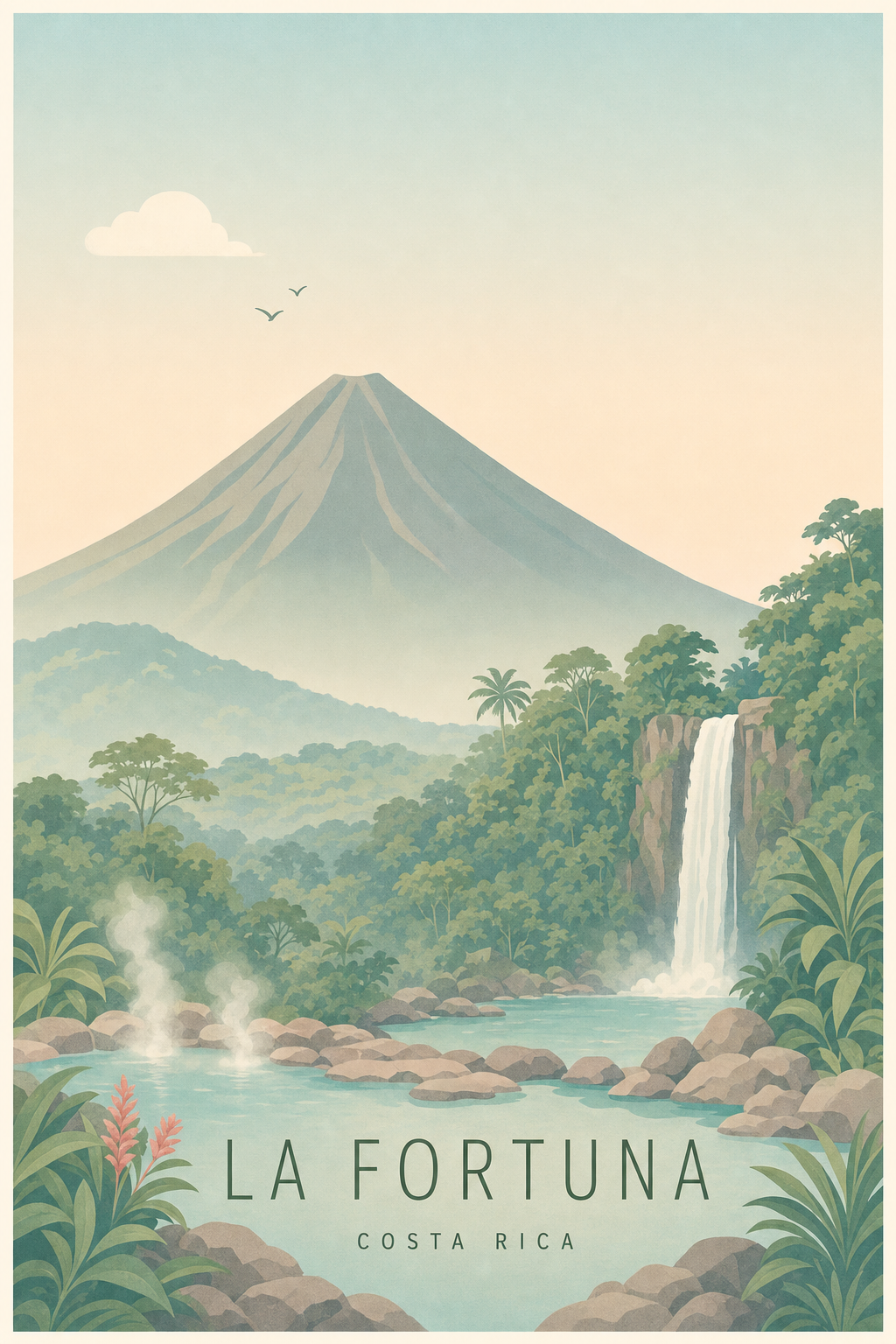 Affiche de La Fortuna - Poster Calme
