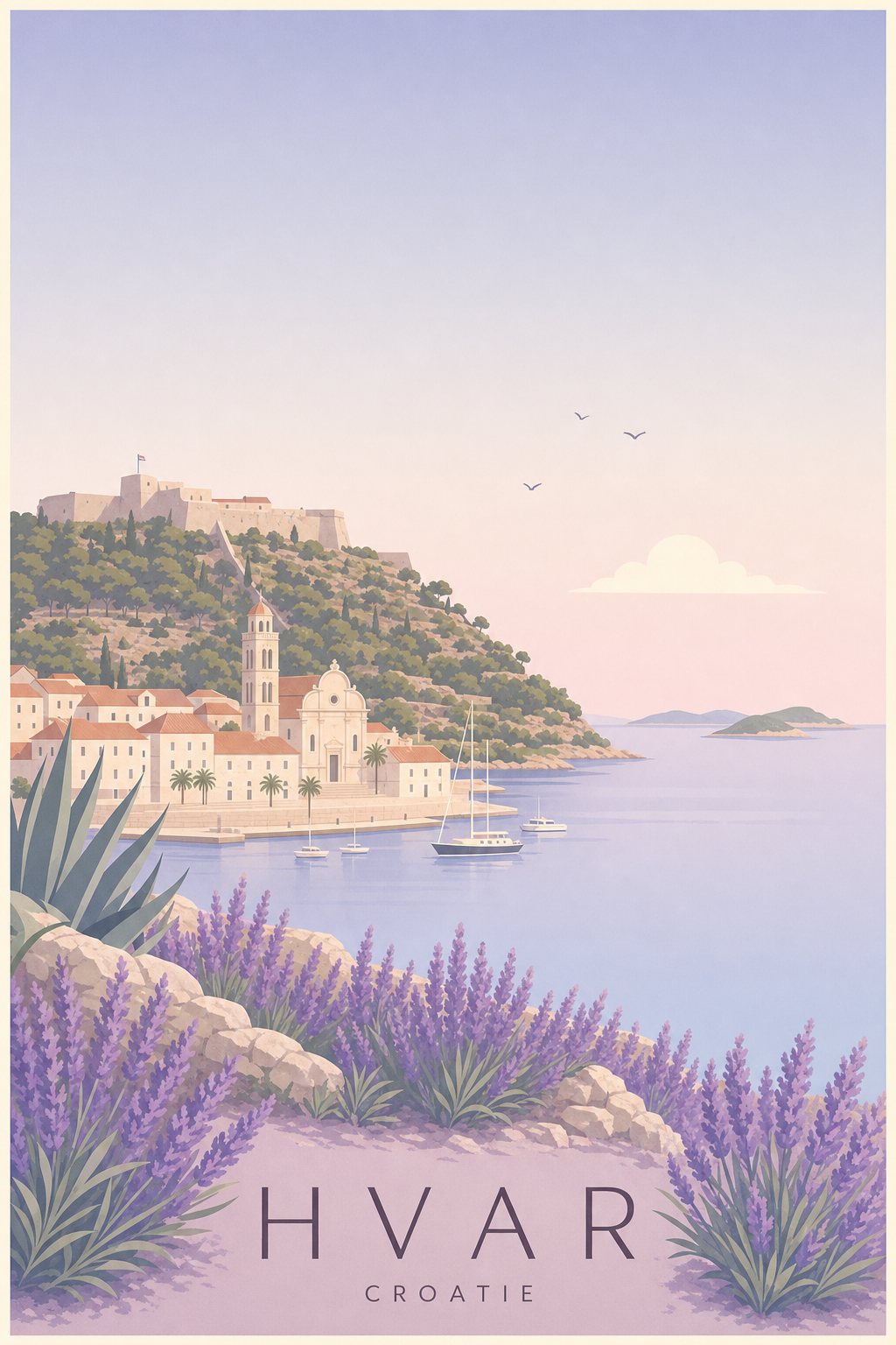 Affiche de Hvar - Poster Calme
