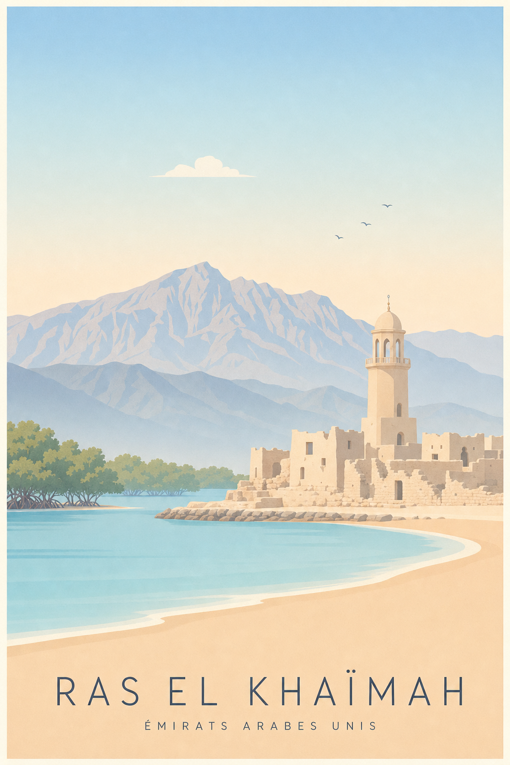 Affiche de Ras el Khaïmah - Poster Calme