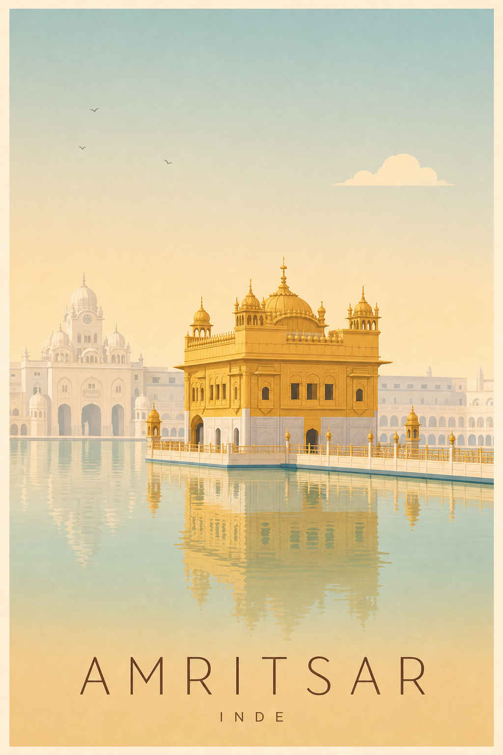 Affiche d'Amritsar - Poster Calme
