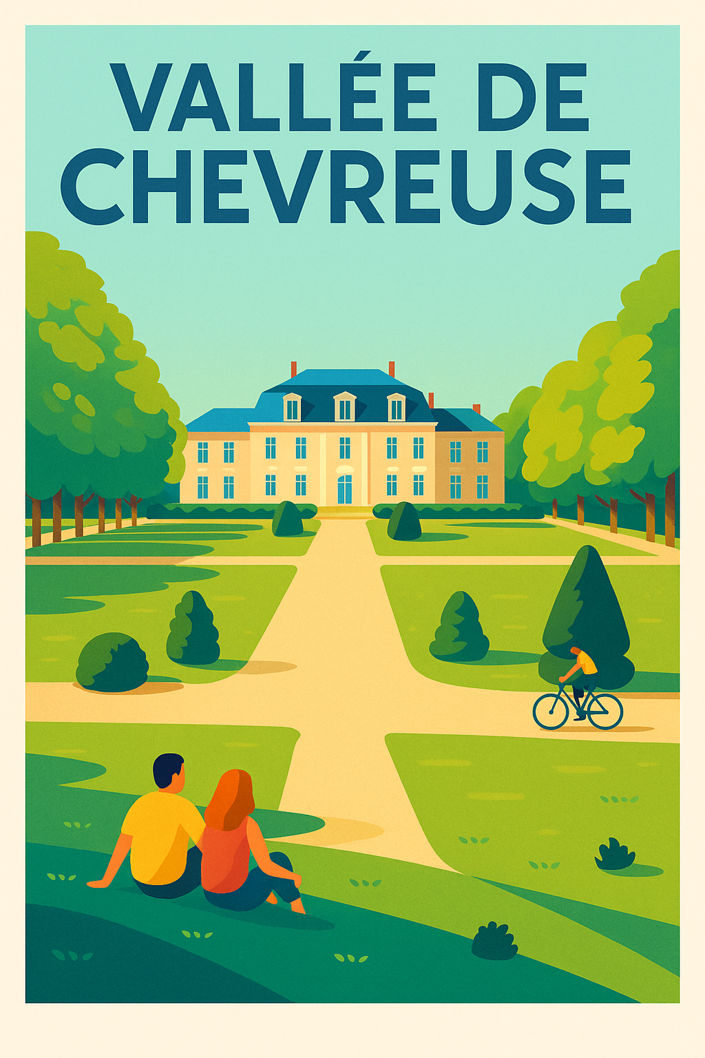Affiche de Vallée de Chevreuse - L'élégance bucolique au cœur de la nature