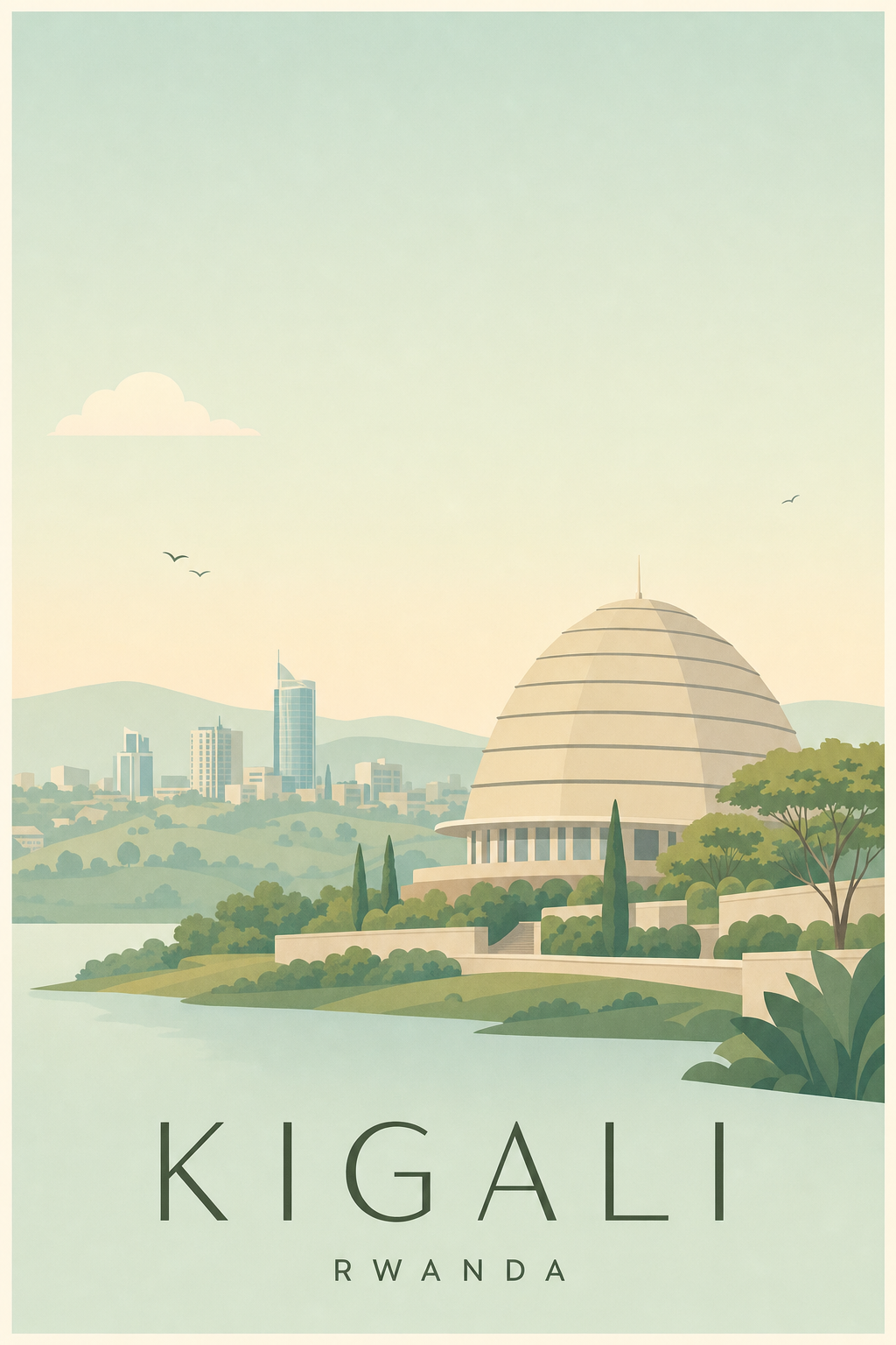 Affiche de Kigali - Poster Calme