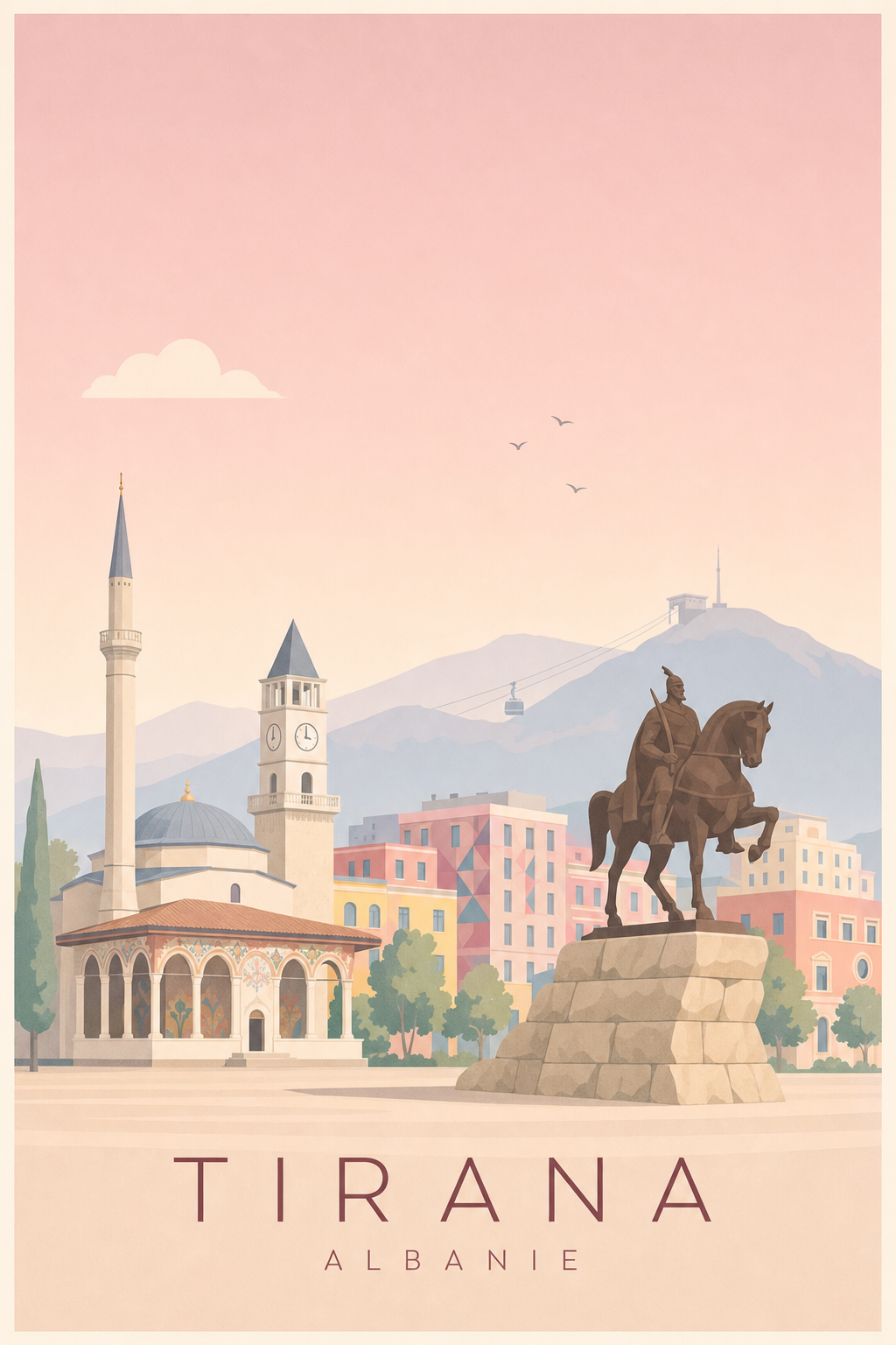 Affiche de Tirana - Poster Calme