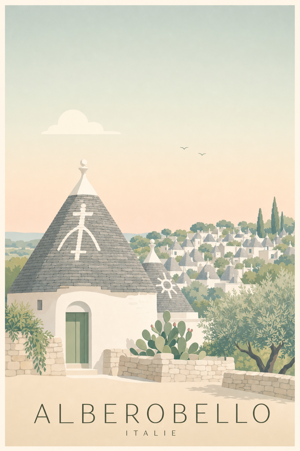 Affiche d'Alberobello - Poster Calme