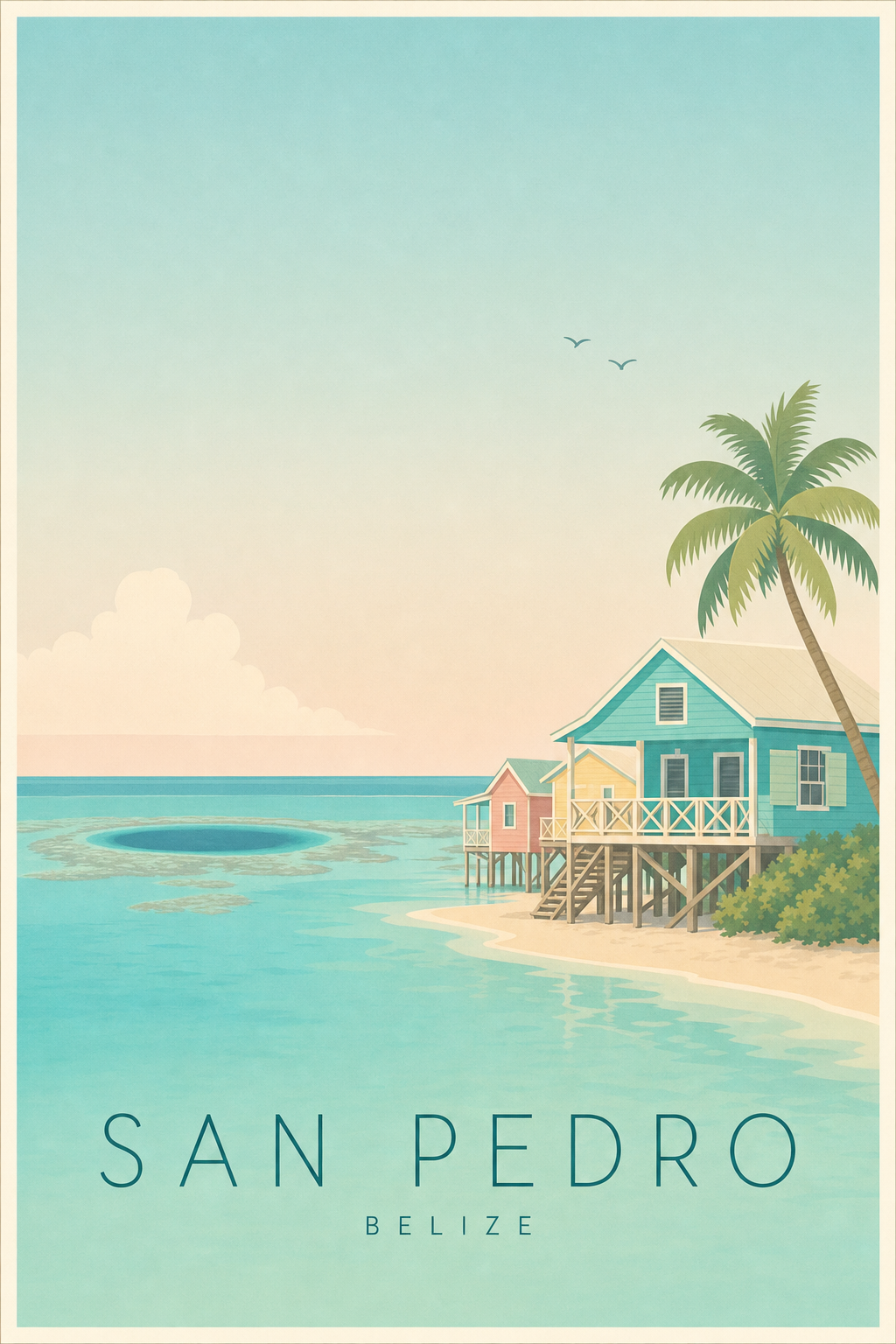 Affiche de San Pedro - Poster Calme