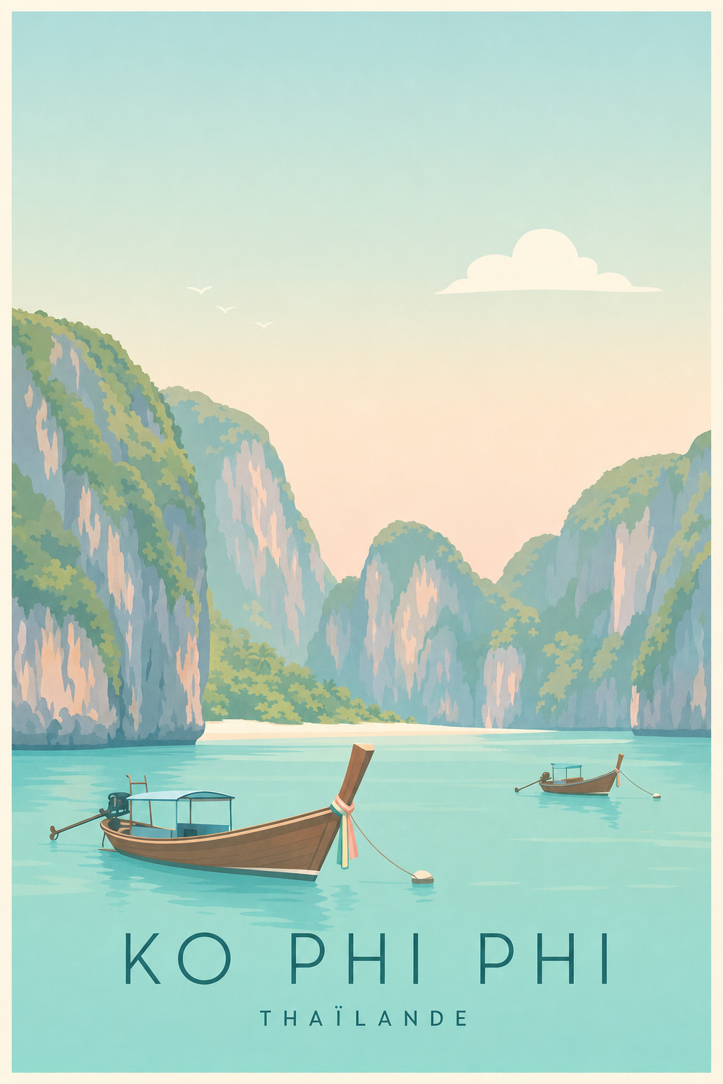 Affiche de Ko Phi Phi - Poster Calme