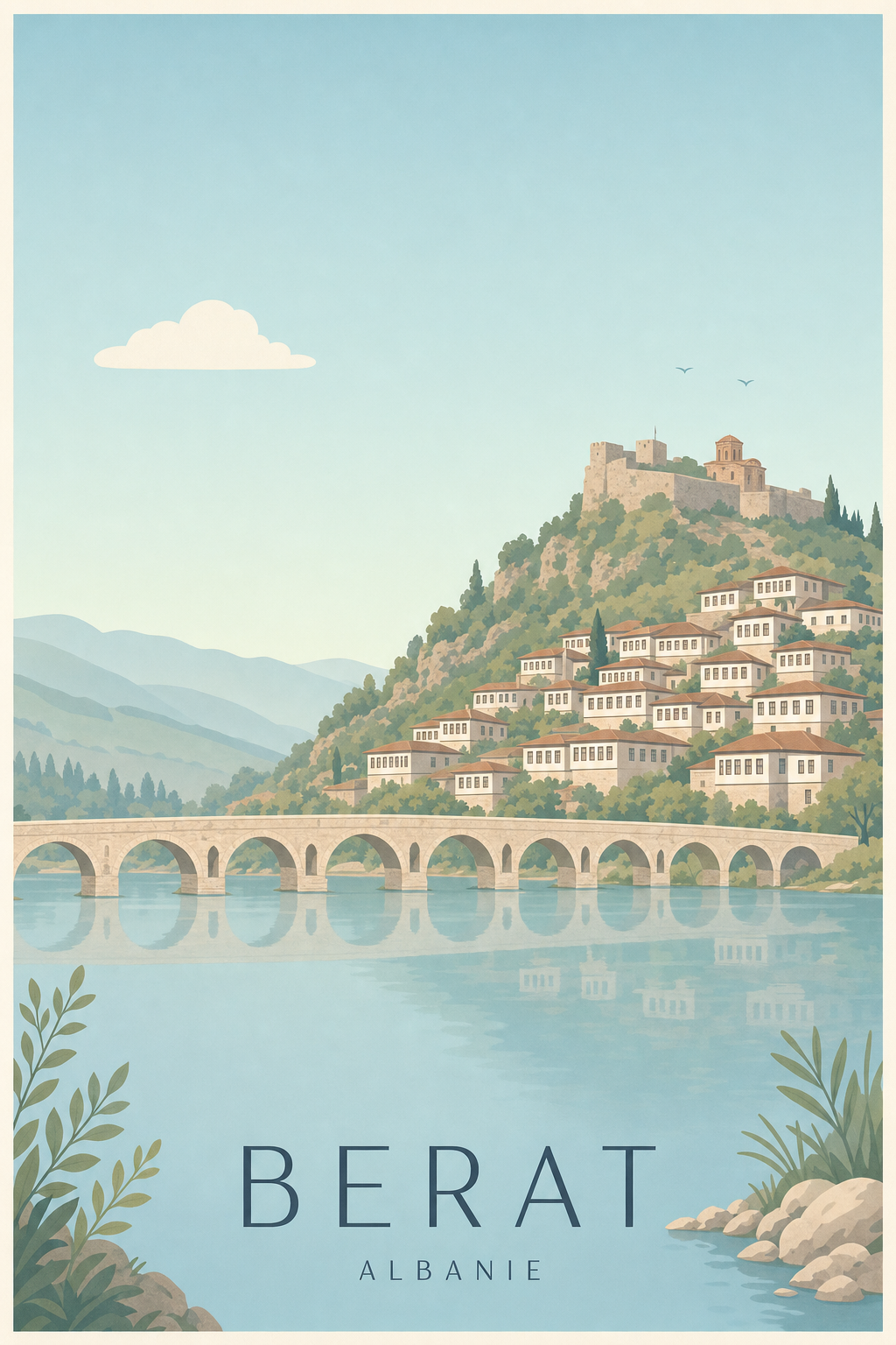 Affiche de Berat - Poster Calme