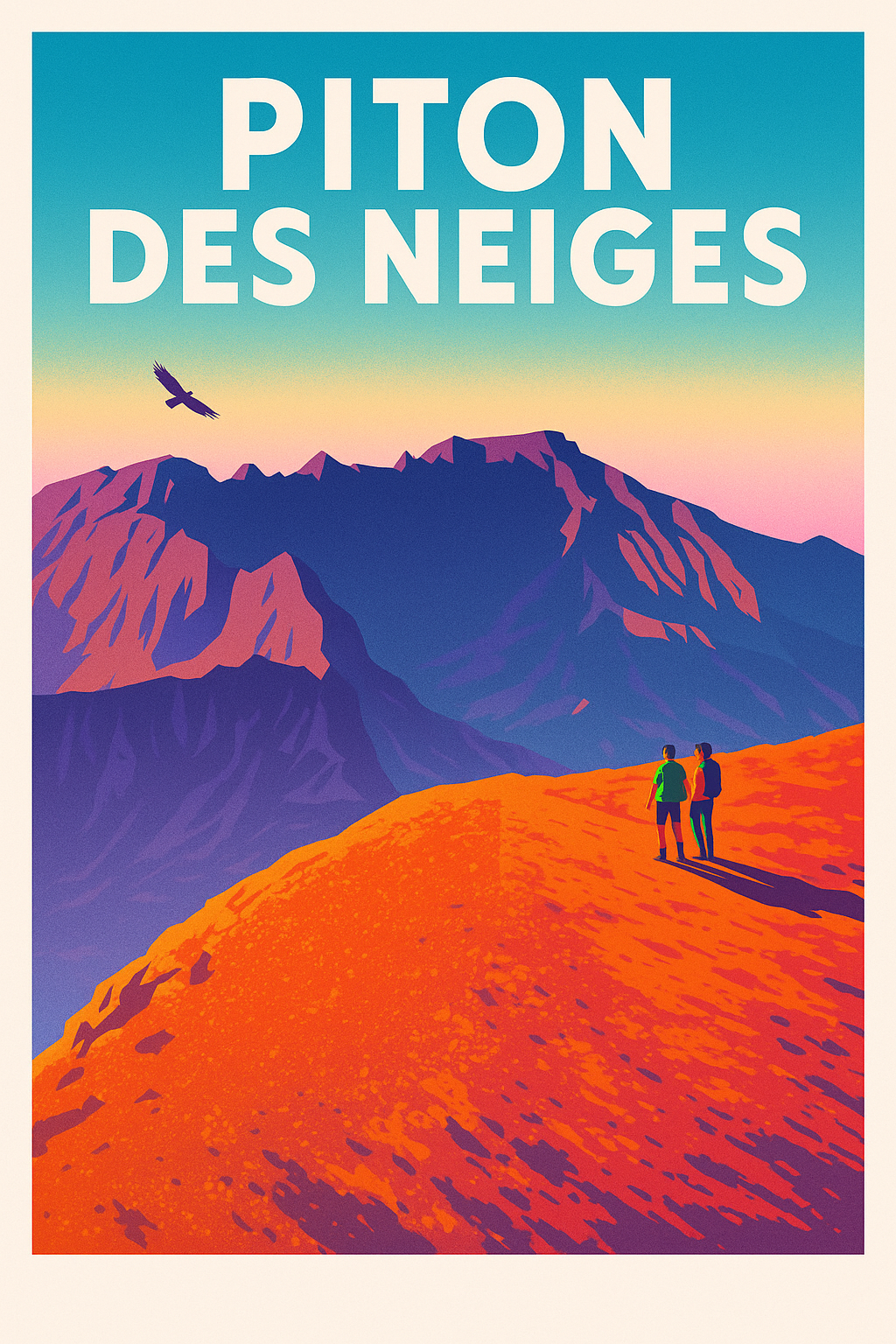 Affiche de Piton des Neiges - Le sommet majestueux de l'Île de la Réunion