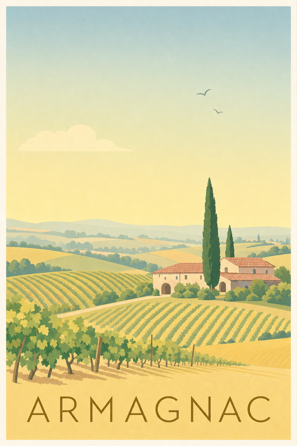 Affiche de l'Armagnac - Poster du Gers