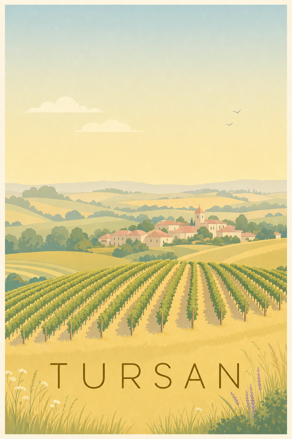 Affiche du Tursan - Poster d'Eugénie-les-Bains