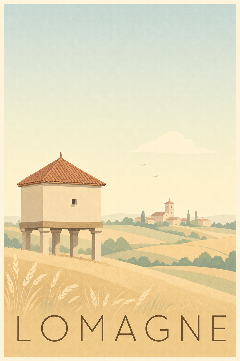 Affiche de la Lomagne - Poster de Lectoure