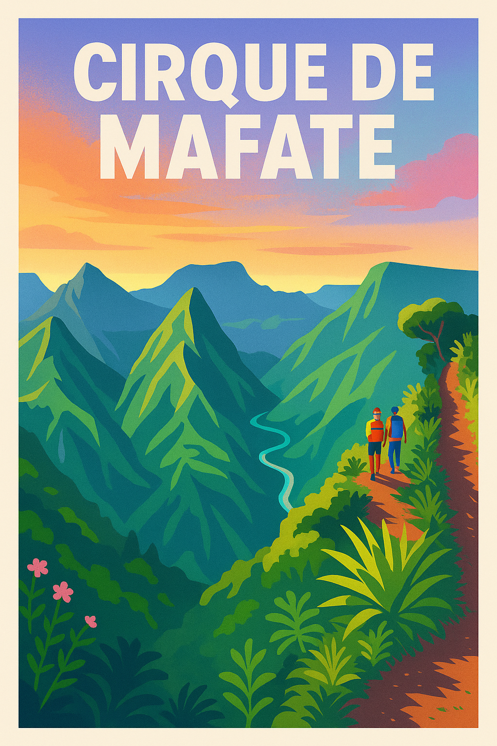 Affiche de Cirque de Mafate - L'évasion sauvage au cœur de la Réunion