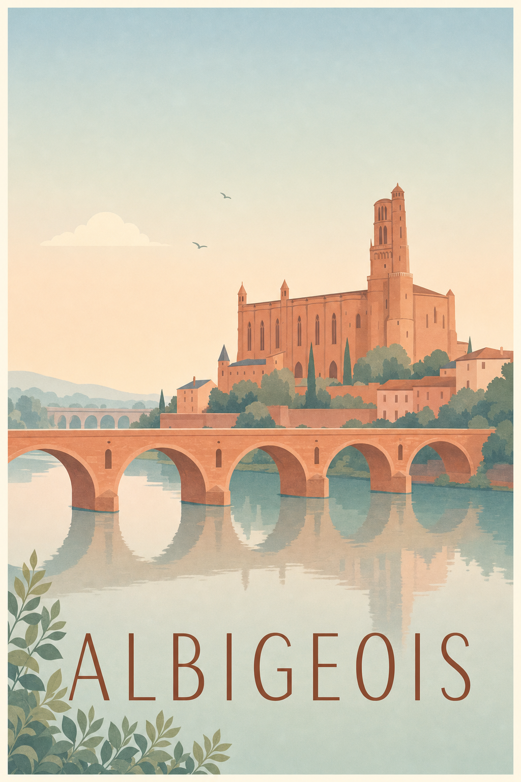 Affiche de l'Albigeois - Poster d'Albi