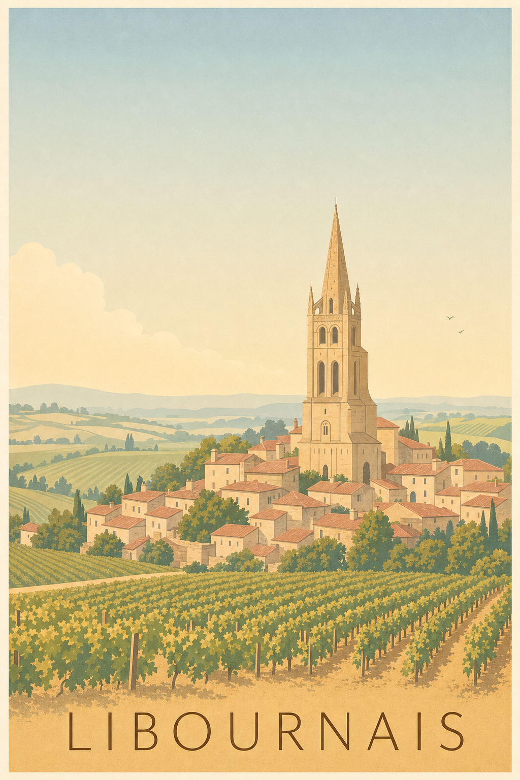 Affiche du Libournais - Poster de Saint-Émilion