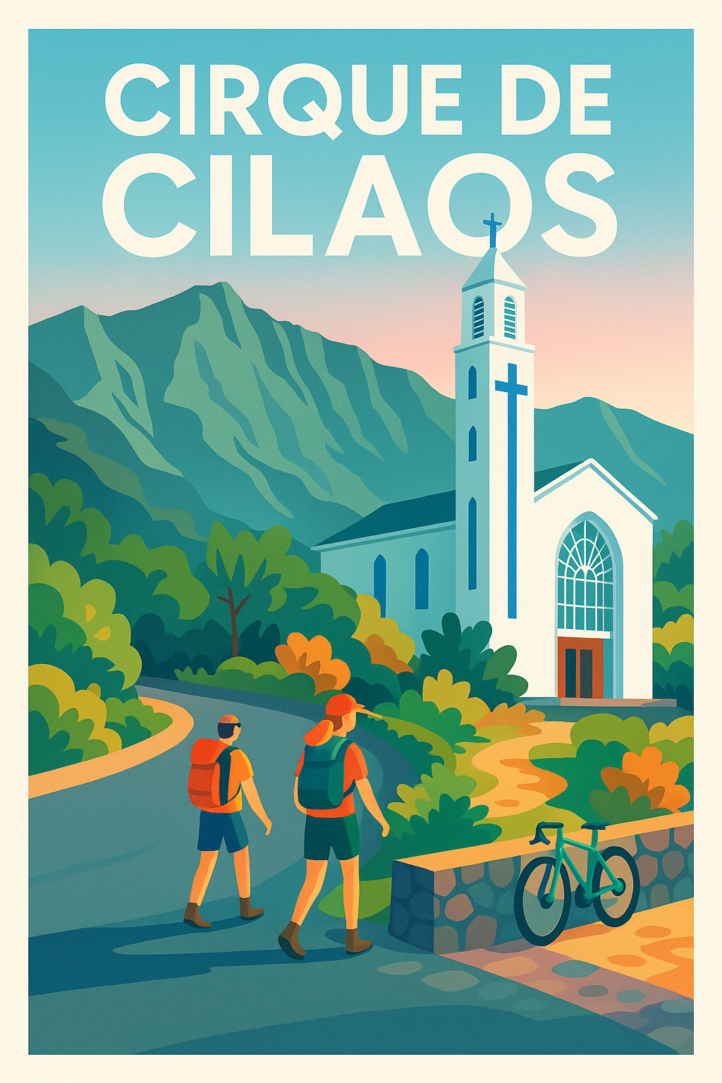 Affiche de Cirque de Cilaos - L'évasion au cœur des montagnes de la Réunion