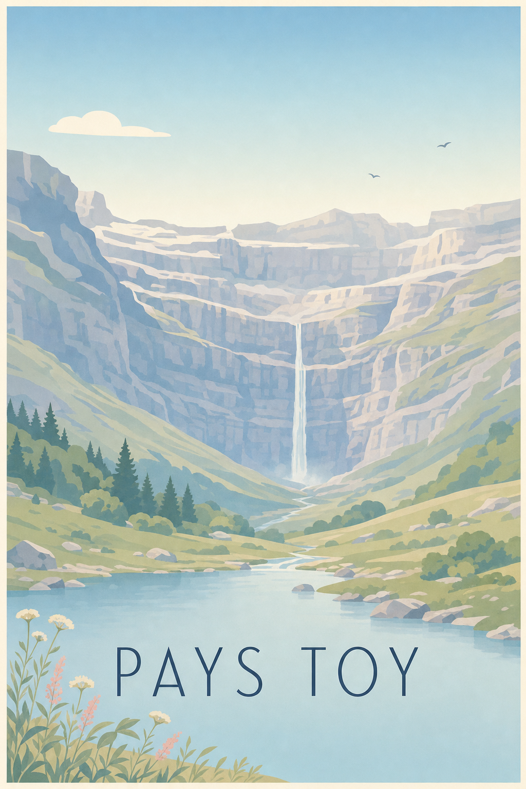 Affiche du Pays Toy - Poster du cirque de Gavarnie