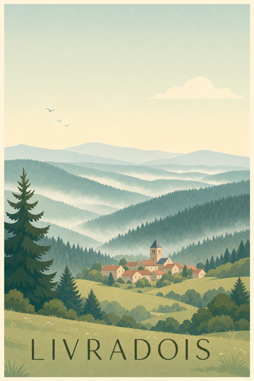 Affiche du Livradois - Poster d'Ambert