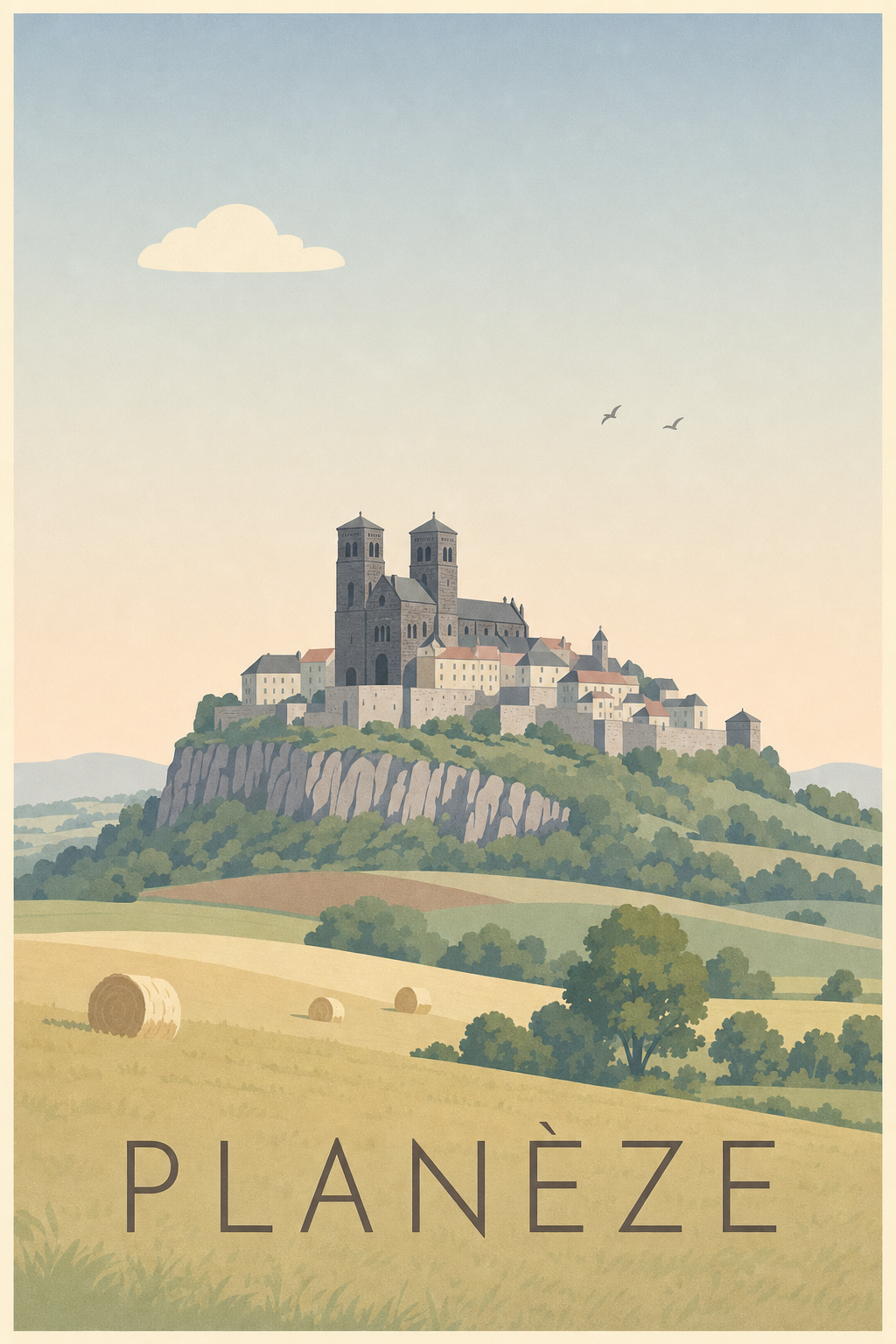 Affiche de la Planèze - Poster de Saint-Flour