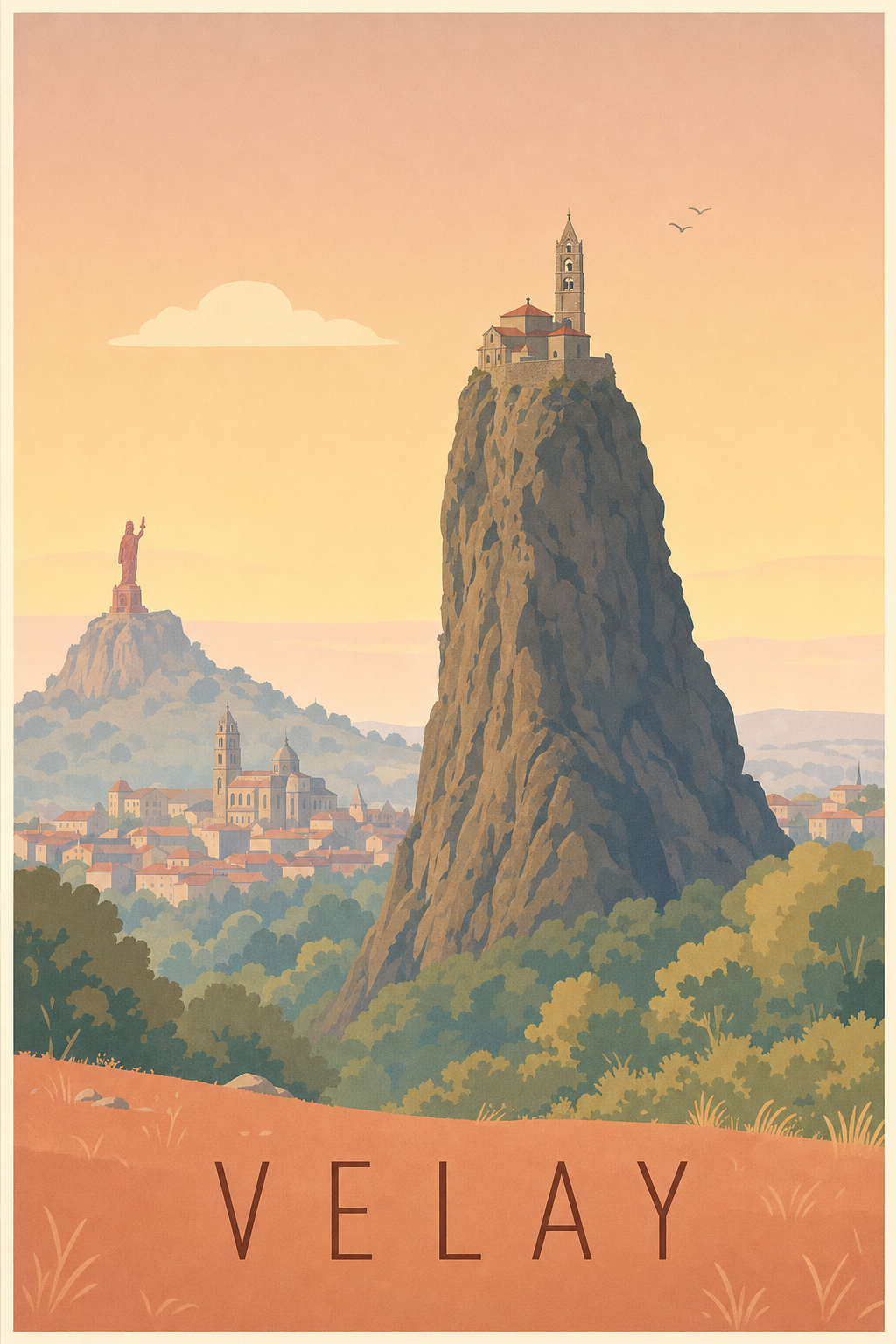 Affiche du Velay - Poster du Puy-en-Velay