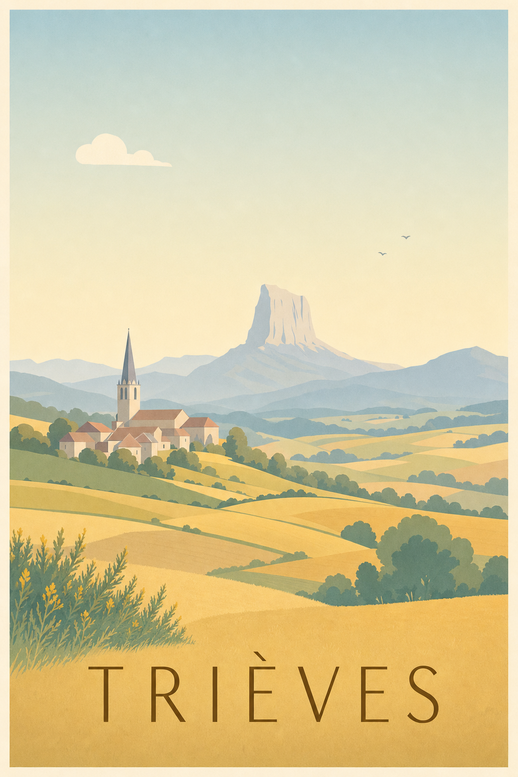 Affiche du Trièves - Poster des Alpes