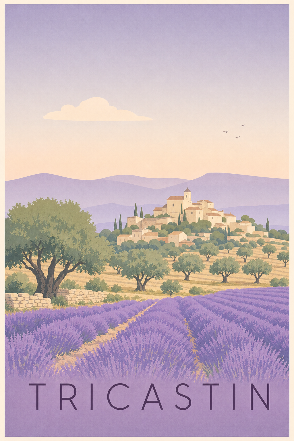 Affiche du Tricastin - Poster de Saint-Paul-Trois-Châteaux