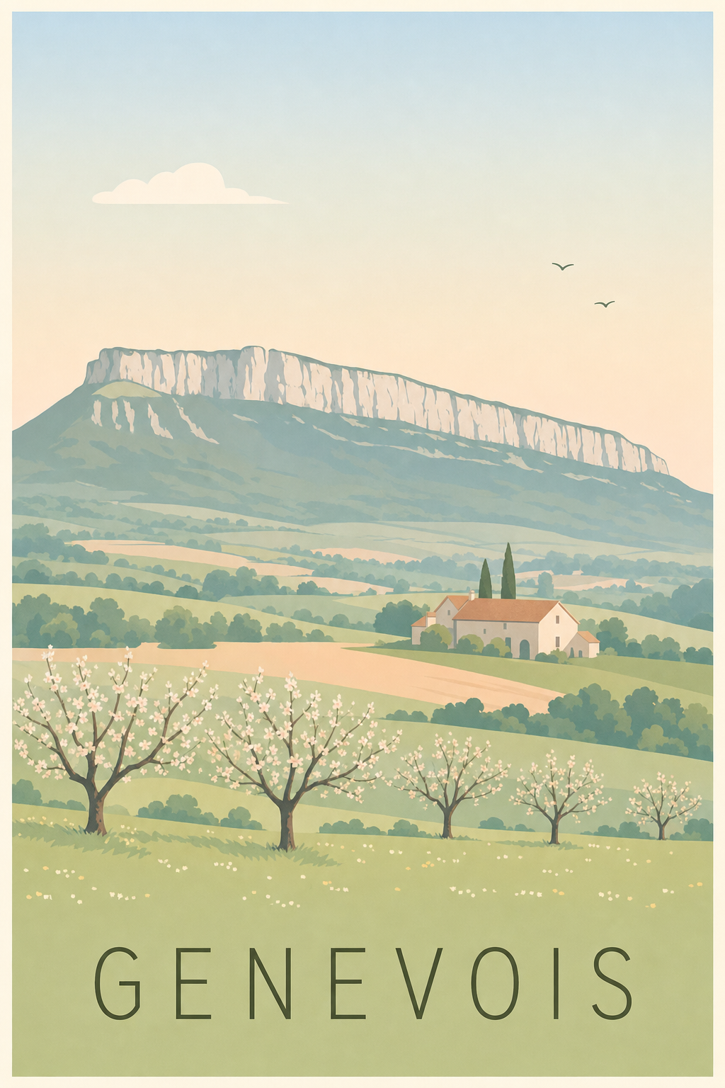 Affiche du Genevois - Poster du Salève