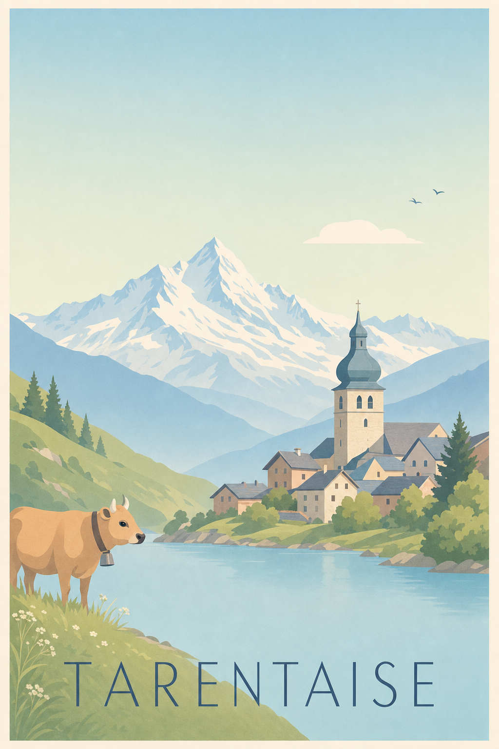 Affiche de la Tarentaise - Poster de la Savoie