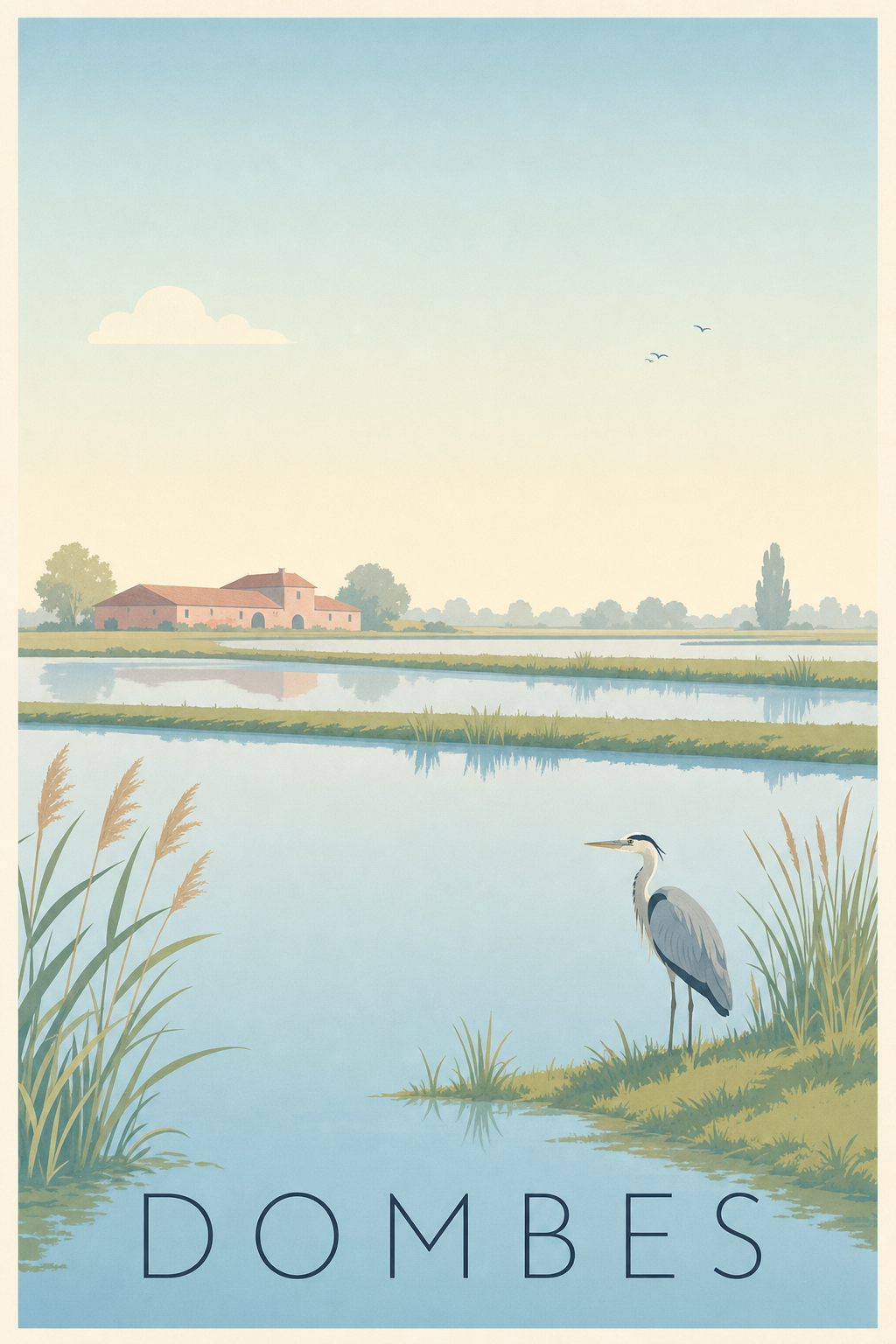 Affiche de la Dombes - Poster de Villars-les-Dombes