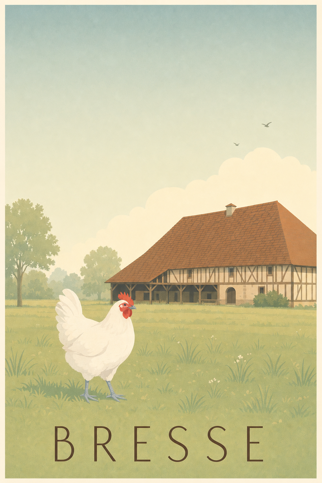 Affiche de la Bresse - Poster de Bourg-en-Bresse