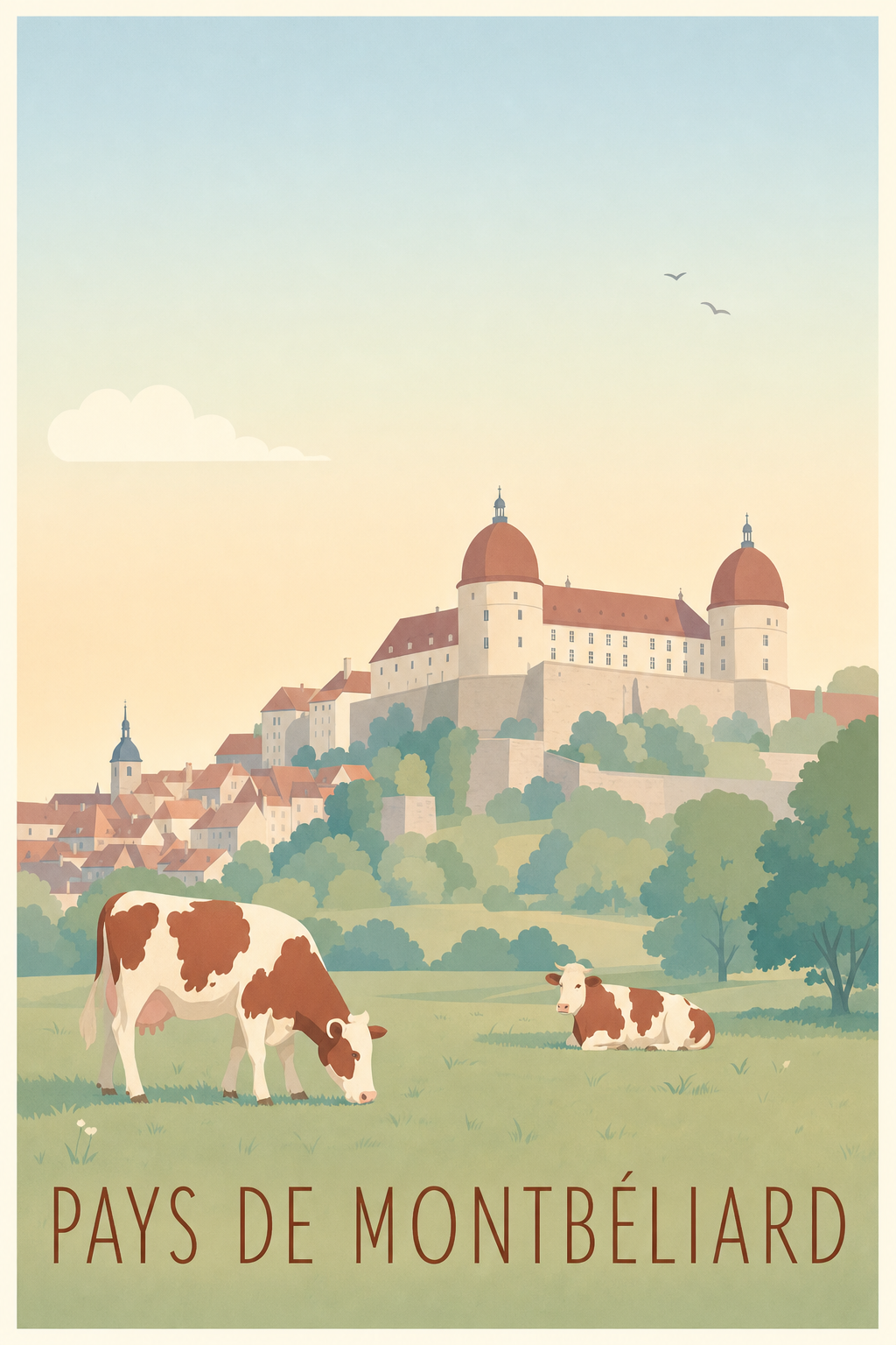 Affiche du Pays de Montbéliard - Poster de Montbéliard