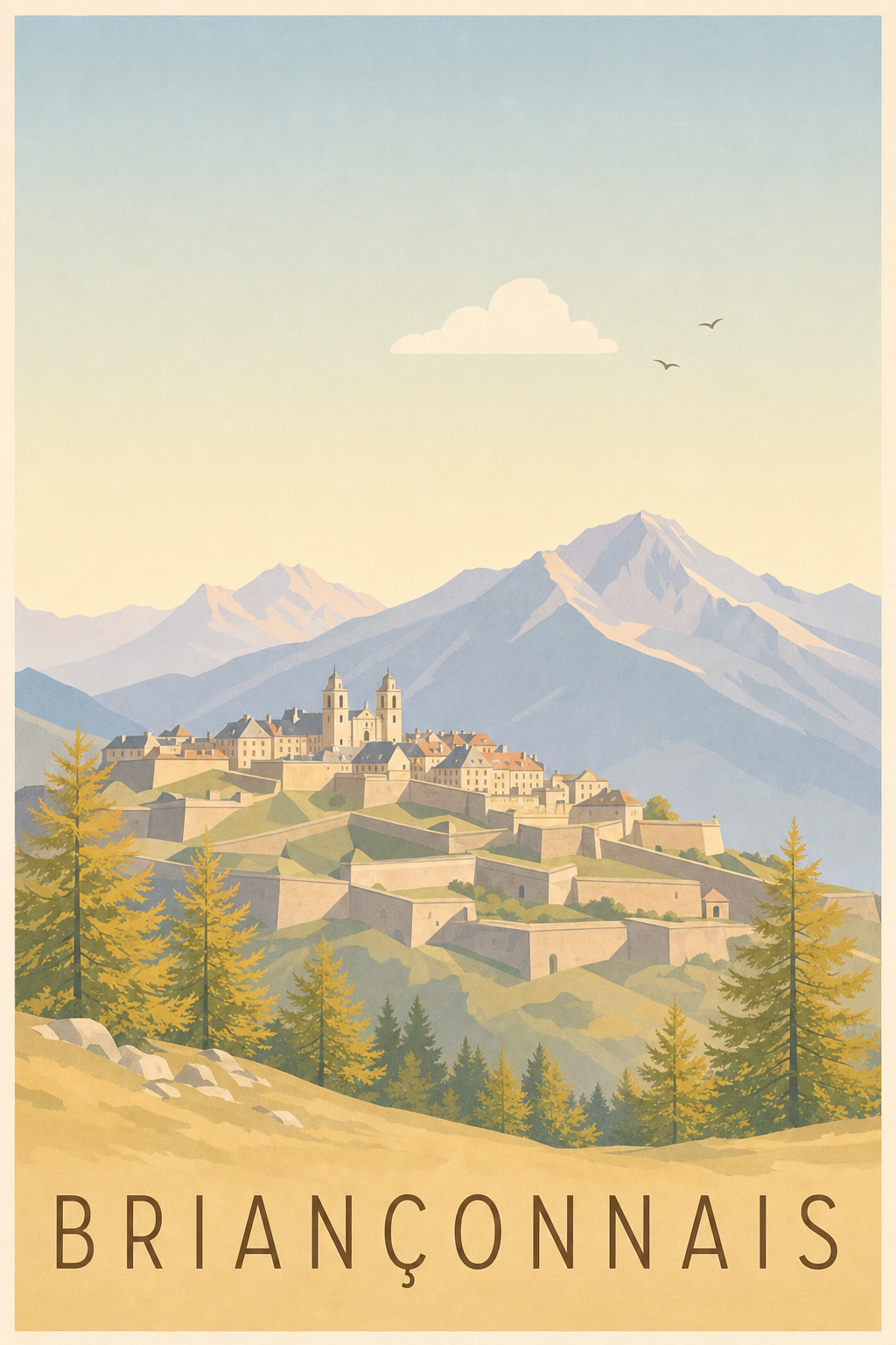 Affiche du Briançonnais - Poster de Briançon