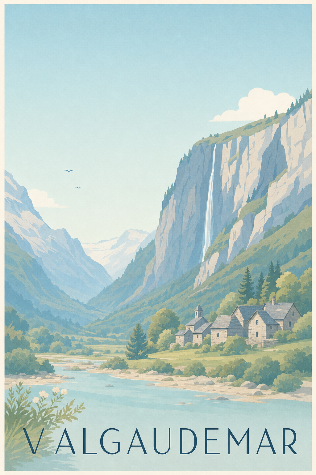 Affiche du Valgaudemar - Poster des Écrins