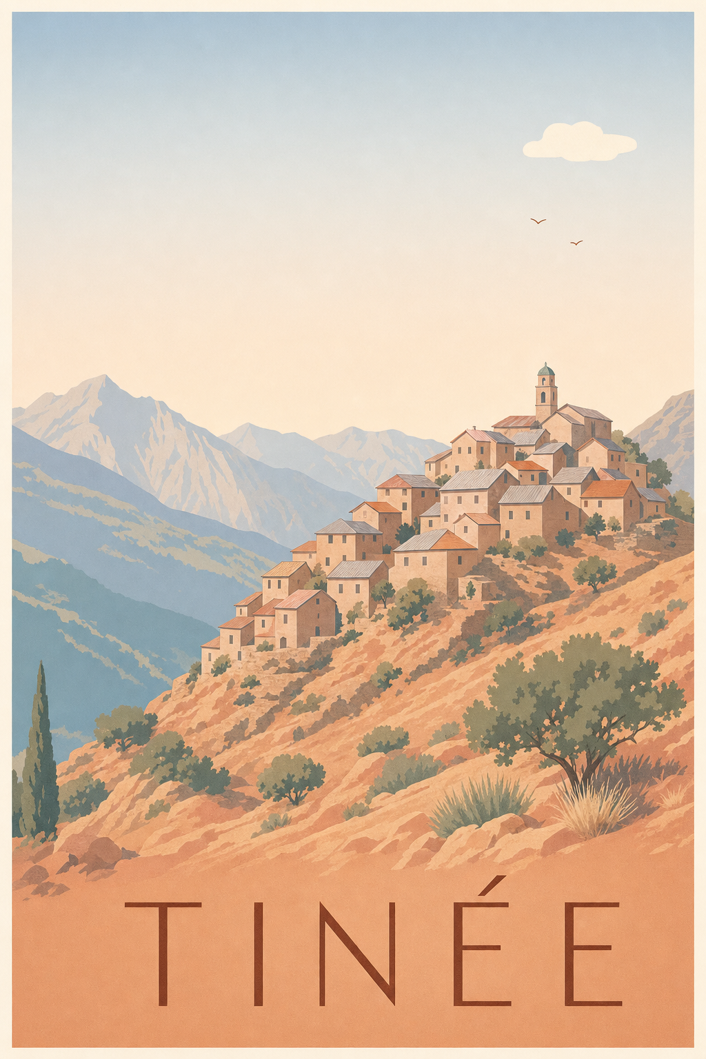 Affiche de la Tinée - Poster d'Auron