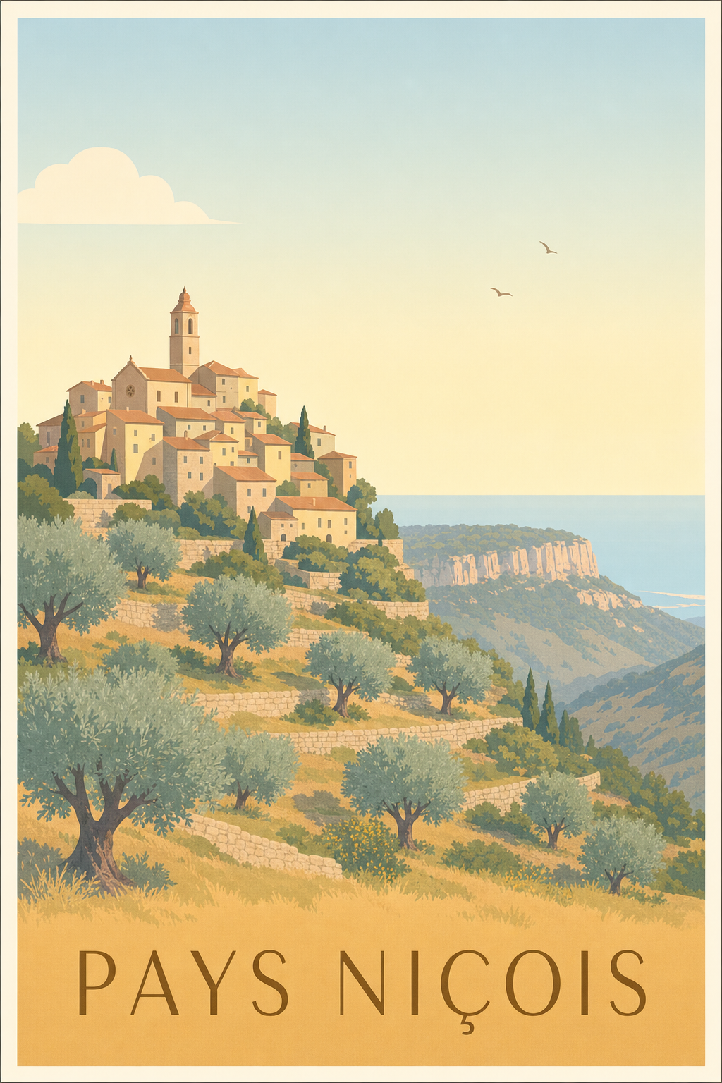 Affiche du Pays niçois - Poster d'Èze
