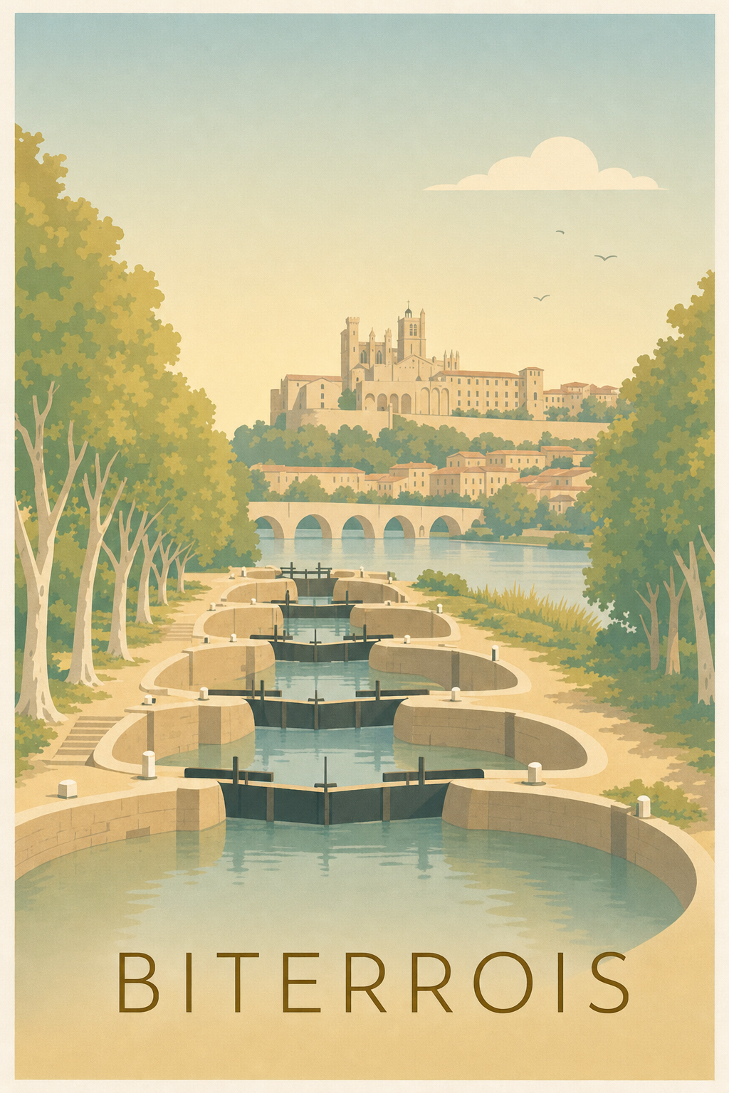 Affiche du Biterrois - Poster de Béziers