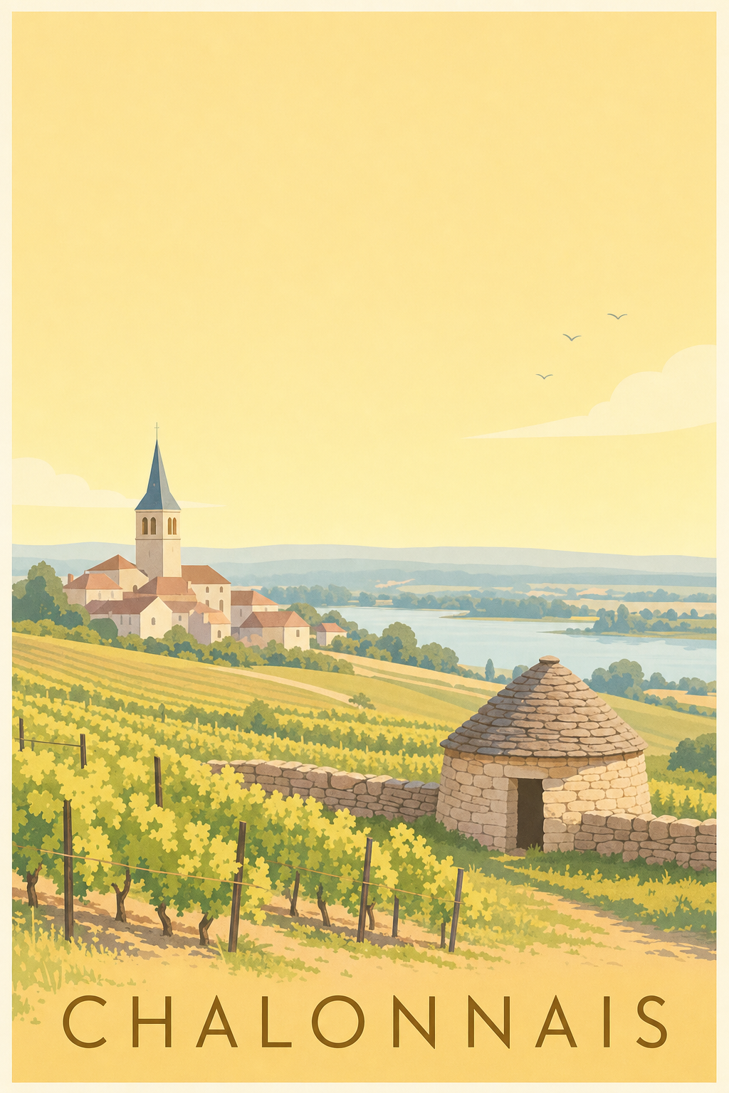 Affiche du Chalonnais - Poster de Chalon-sur-Saône