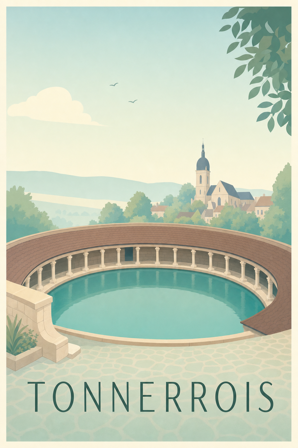 Affiche du Tonnerrois - Poster de la fosse Dionne