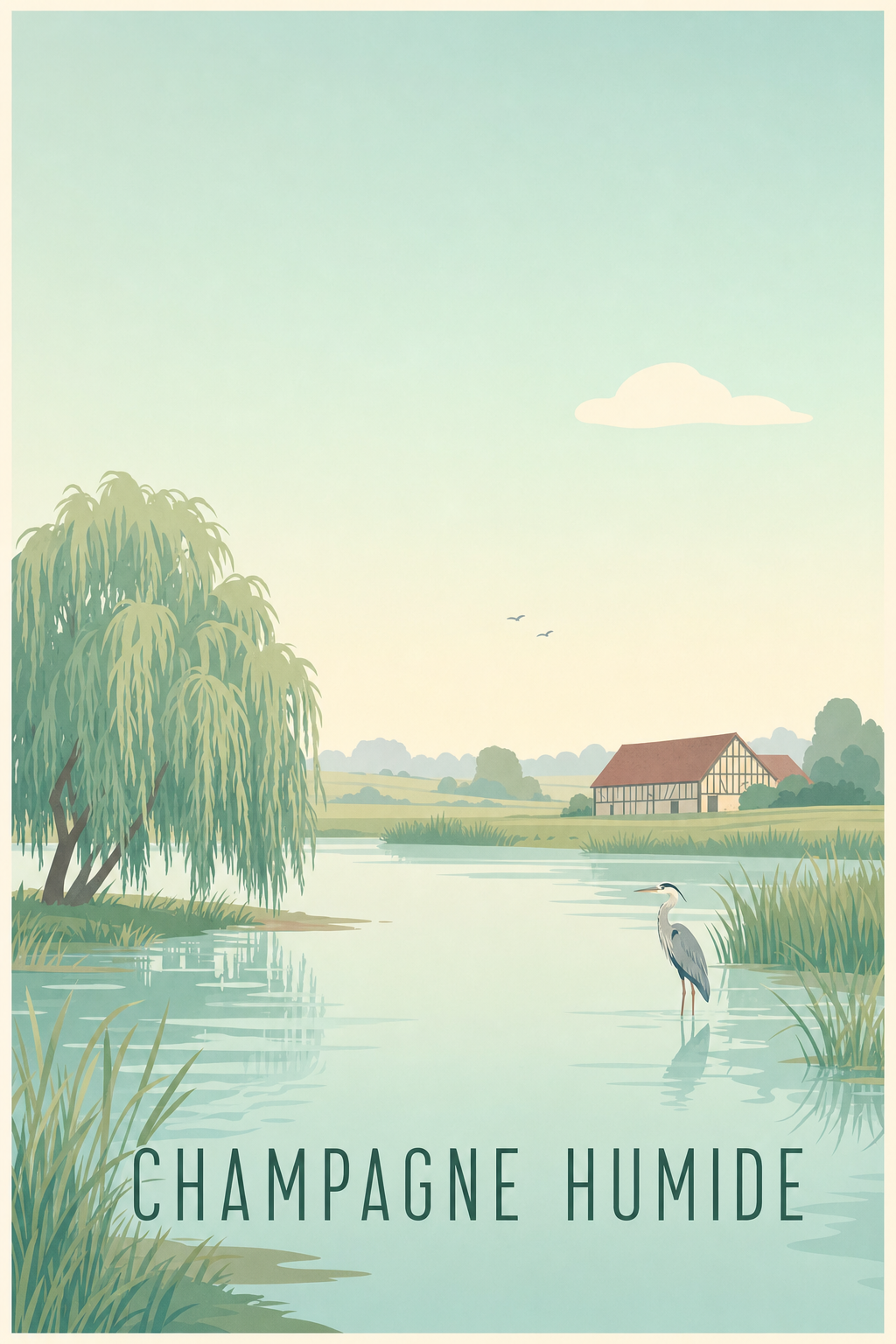 Affiche de la Champagne humide - Poster de la Champagne