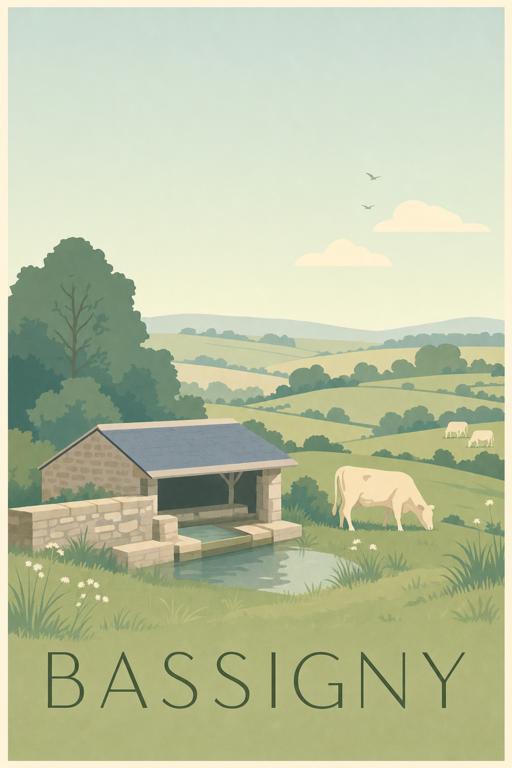 Affiche du Bassigny - Poster de Bourbonne-les-Bains