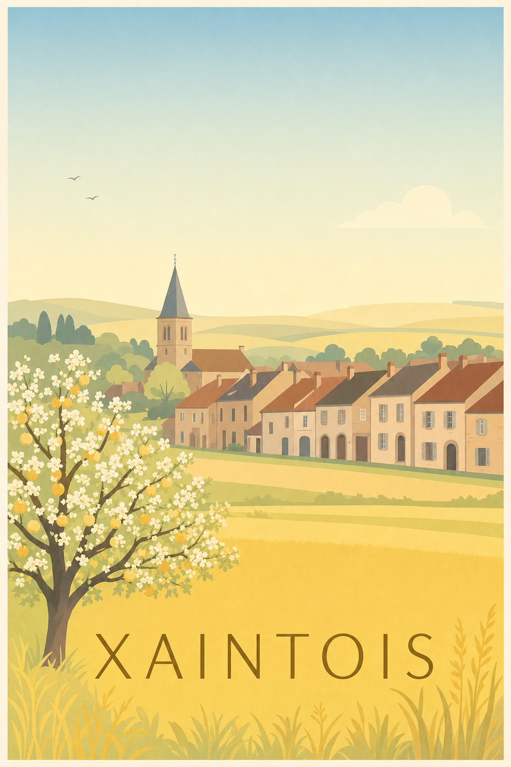 Affiche du Xaintois - Poster de Mirecourt