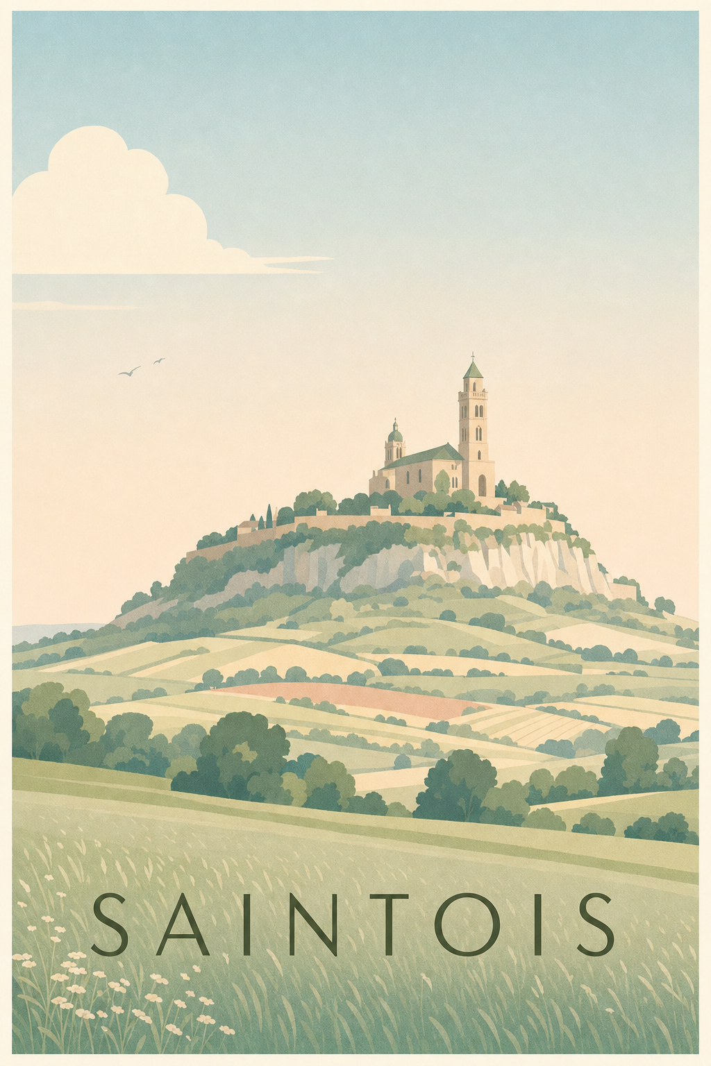 Affiche du Saintois - Poster de la colline de Sion