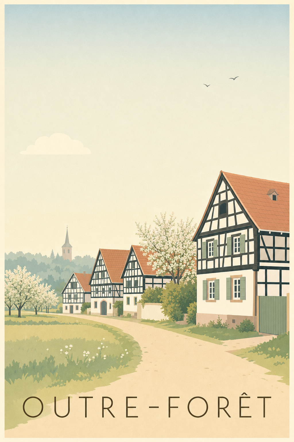 Affiche de l'Outre-Forêt - Poster de Hunspach