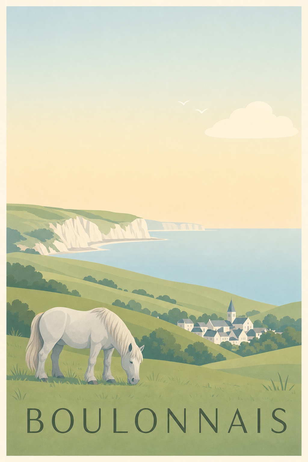Affiche du Boulonnais - Poster de Boulogne-sur-Mer