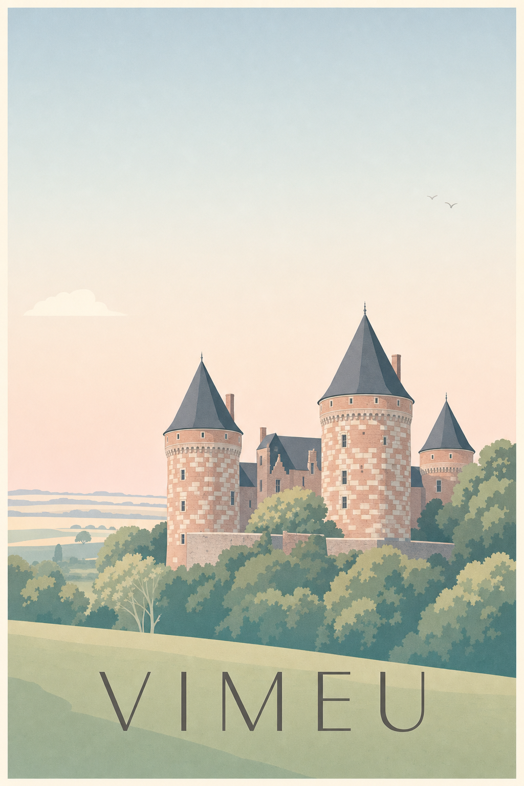 Affiche du Vimeu - Poster du château de Rambures