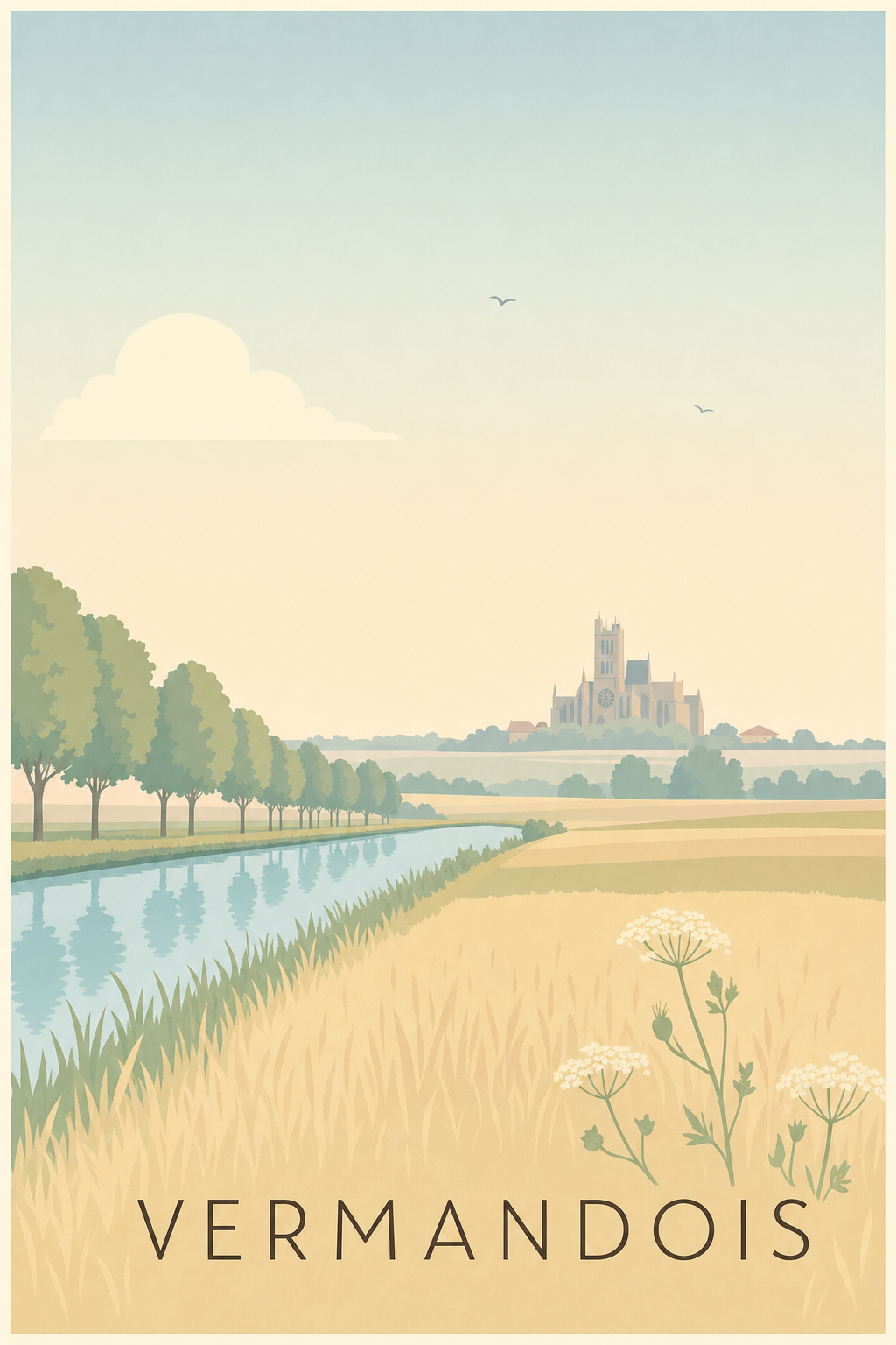 Affiche du Vermandois - Poster de Saint-Quentin